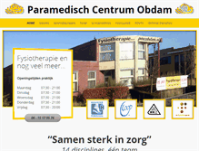 Tablet Screenshot of pmcobdam.nl